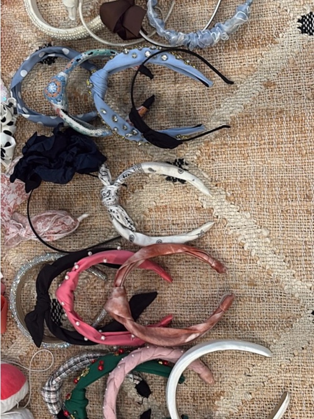 Assorted girls Headbands - Pink, Blue, White, Green, Black